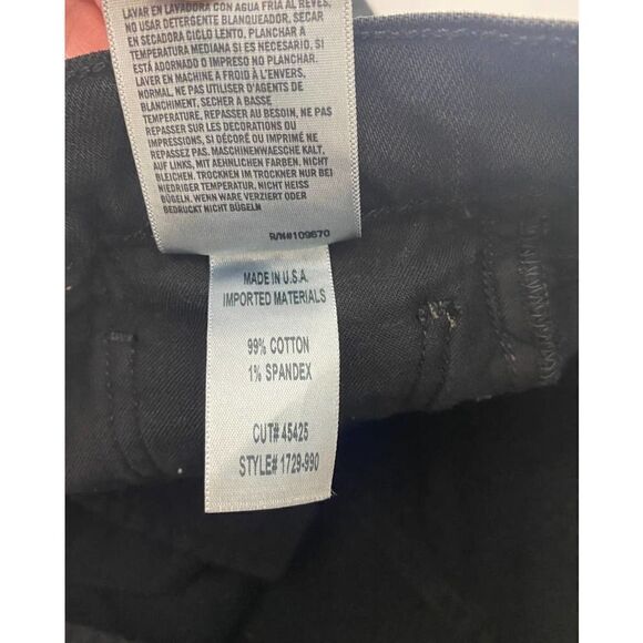 Citizens of Humanity Olivia High Rise Slim Ankle Jeans Black Skinny - Size 26 - Picture 11 of 12